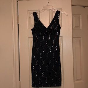 Sexy black party dress